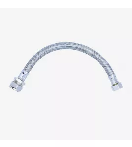 APS55363 Viva Sanitary 3/8" x 15mm Stainless Steel Braided Hose – 300mm