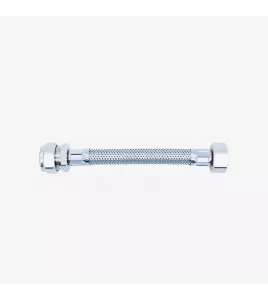 APS54961 Viva Sanitary 1/2" x 15mm Stainless Steel Braided Hose