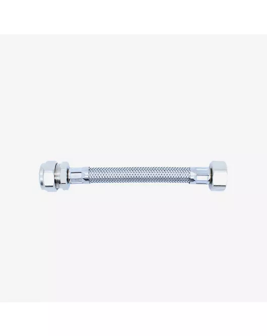 APS54961 Viva Sanitary 1/2" x 15mm Stainless Steel Braided Hose APS54961 Viva Sanitary 1/2" x 15mm Stainless Steel Braided Hose