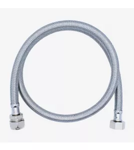 APS55367 Viva Sanitary 1/2" x 15mm Stainless Steel Braided Hose – 900mm 