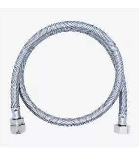 APS55367 Viva Sanitary 1/2" x 15mm Stainless Steel Braided Hose – 900mm 