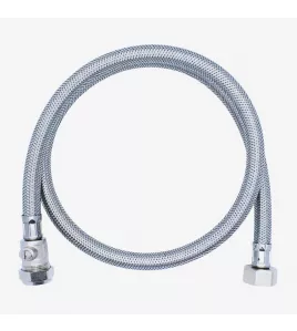 APS55399 Viva Sanitary 1/2" x 15mm Isolator Stainless Steel Braided Hose – 900mm
