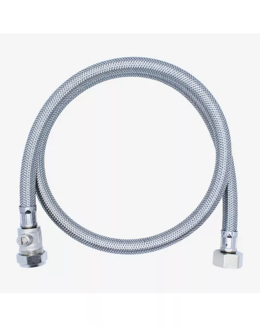 APS55399 Viva Sanitary 1/2" x 15mm Isolator Stainless Steel Braided Hose – 900mm