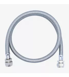 APS55364 Viva Sanitary 15mm x 15mm Stainless Steel Braided Hose – 900mm 