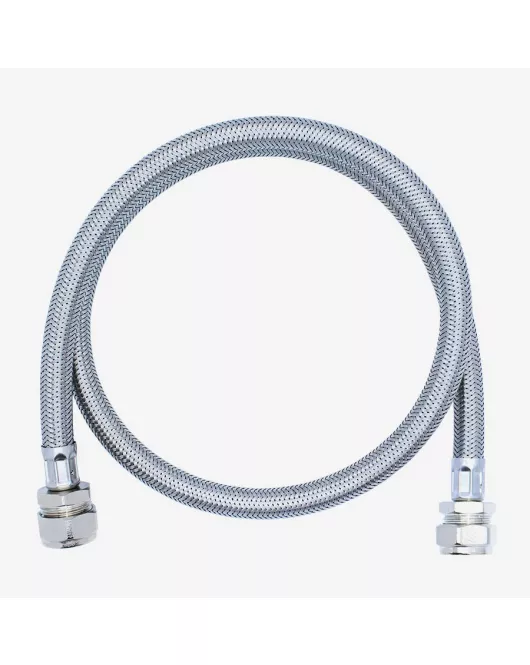 APS55364 Viva Sanitary 15mm x 15mm Stainless Steel Braided Hose – 900mm APS55364 Viva Sanitary 15mm x 15mm Stainless Steel Braided Hose – 900mm