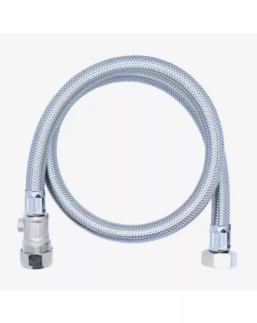 APS55518 Viva Sanitary 3/4" x 22mm Stainless Steel Braided Hose with Isolator – 900mm