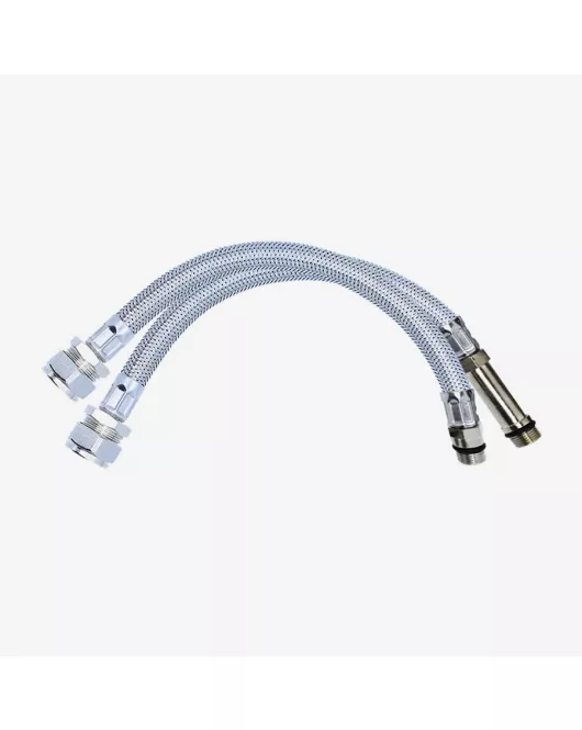 APS55376 Viva Sanitary M10 x 15mm Monobloc Pair – 300mm Stainless Steel Braided Hoses APS55376 Viva Sanitary M10 x 15mm Monobloc Pair – 300mm Stainless Steel Braided Hoses