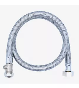 APS55368 Viva Sanitary 3/4" x 15mm Stainless Steel Braided Hose with Isolator – 900mm