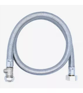 APS55368 Viva Sanitary 3/4" x 15mm Stainless Steel Braided Hose with Isolator – 900mm